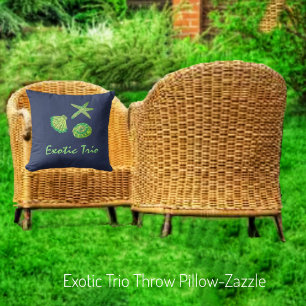 Coussin Trio exotique
