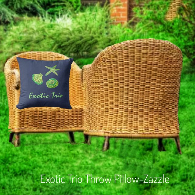 Coussin Trio exotique (Créateur téléchargé)