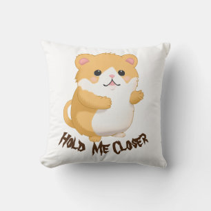 Coussin Triste Hamster Me Tenir Plus Près Jeu D'Oreiller
