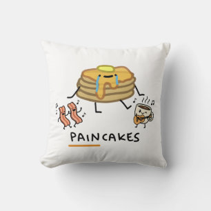 Coussin Tristes Paincakes - Punité de Nourriture de Petit