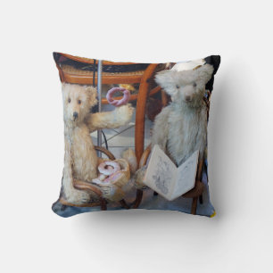 Coussin Trois Nounours heureux