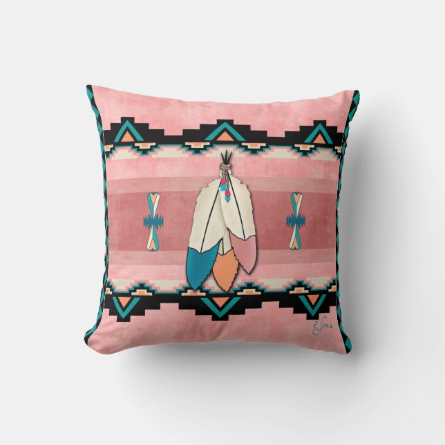 Coussin Trois plumes (Recto)