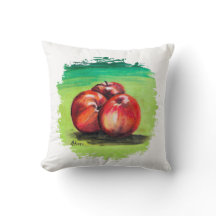Trois pommes rouges