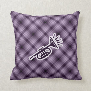 Coussin Trompette pourpre