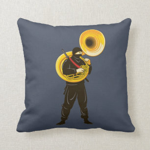 Coussin Trompettiste de Ninja