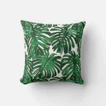Tropical Beach Green Palm Jungle Feuilles