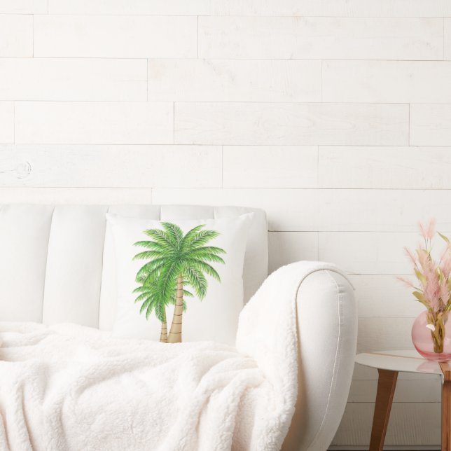 Coussin tropical côtier de palmiers (Canapé)