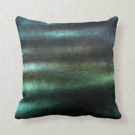 Coussin Tropical Deep Wood Green Stripes Lines Velvet
