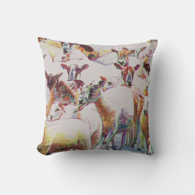 Coussin Troupeau 2011 (Recto)