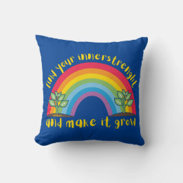 Coussin TROUVER VOTRE INNERSTRENGHT ET LE FAIRE CROÎTRE ar