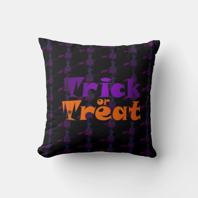 Coussin Trucs ou traitements (Recto)