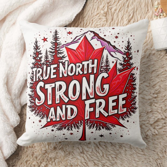 Coussin True North Strong Free (Couverture)