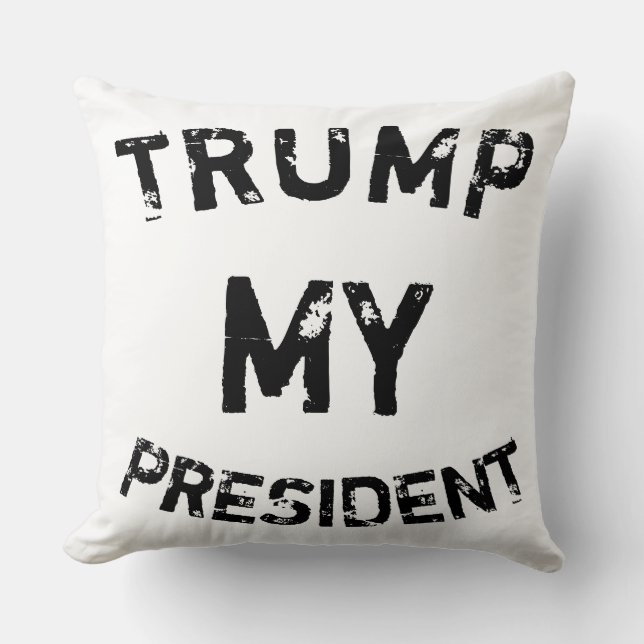 Coussin Trump, mon président (Recto)
