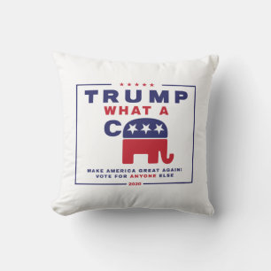 Coussin Trump. What A C*** - affiche de la campagne anti-T