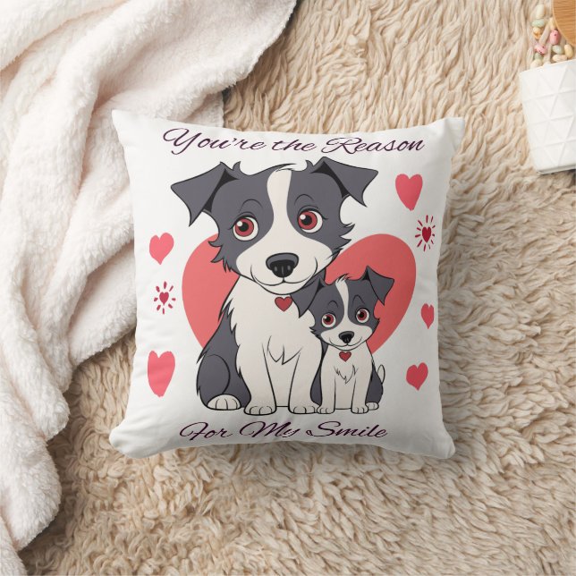 Coussin Tu es la raison de mon sourire (Couverture)