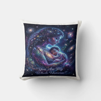 Coussin Tu es mon univers tout entier - Art bébé maman cos