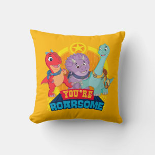 Coussin Tu es Roarsome   Dino Ranch