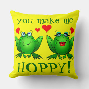 Coussin Tu Me Fais De Mignonnes Gelouilles De Caricature H