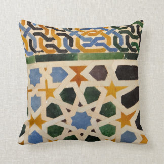 Coussin Tuile #3 de mur d'Alhambra