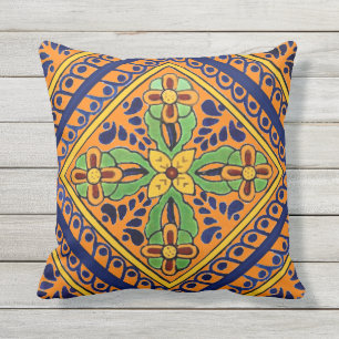 Coussin Tuile de Talavera