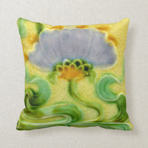 Coussin Tuiles de fleur d'Antiqiue