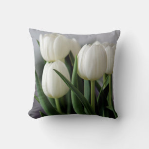 Coussin Tulipe élégante et fleurs florales Roses Photograp