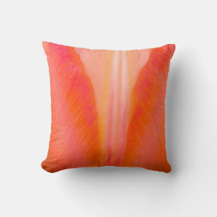 Coussin Tulipe orange