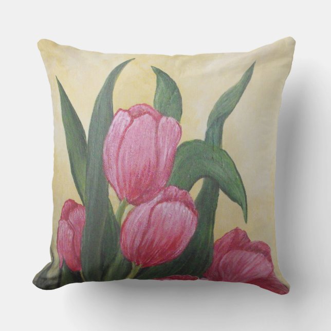 Coussin tulipes (Recto)