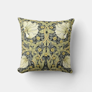 Coussin Tulipes Pimpernel Art Botanique de William Morris