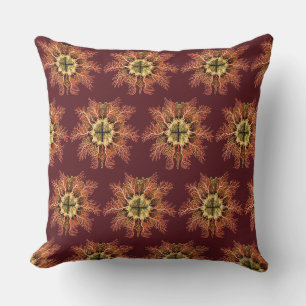 Coussin Tuniqué marin Ernst Haeckel Mer Rouge Art de la vi