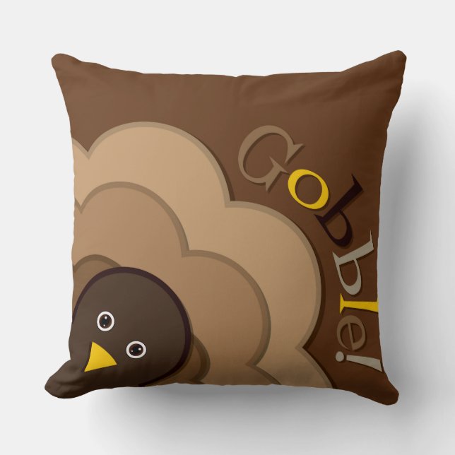 Coussin Turc caché de Thanksgiving (Recto)