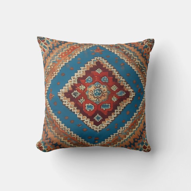 Coussin Turc Populaire Belle collection de vieux Motifs (Recto)