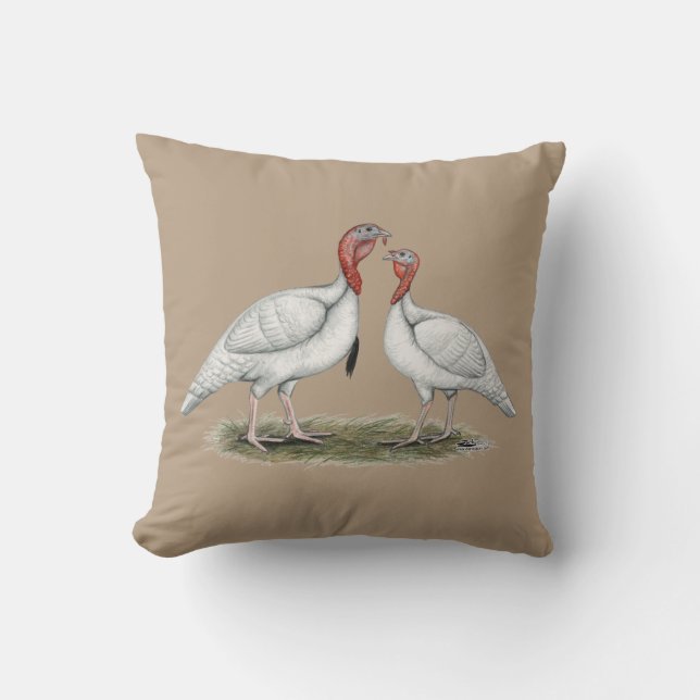 Coussin Turkey Mini White (Recto)