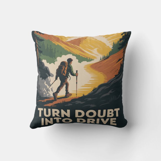 Coussin Turn Doubt Into Drive (Verso)