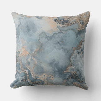 Coussin Turquoise bleu gris gris beige contemporain