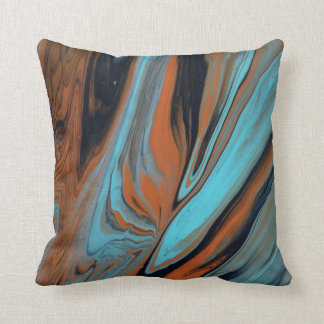 Coussin Turquoise de sud-ouest de fluidité