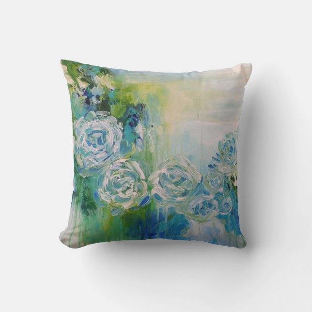 Coussin Turquoise Dream (Recto)