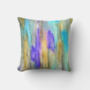 Coussin Turquoise Ebony Rainbow