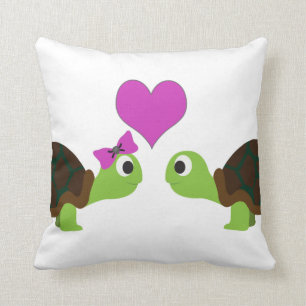 Coussin Turtle Love