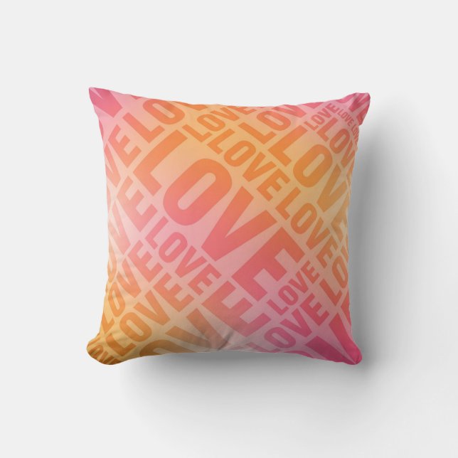 Coussin Type d'amour {orange} (Recto)