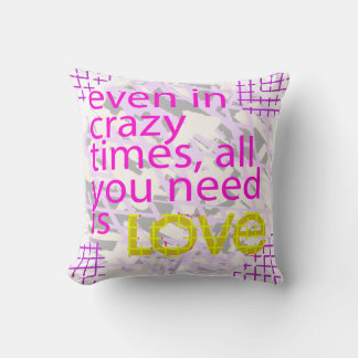 Coussin Typographie Aimer Inspiration