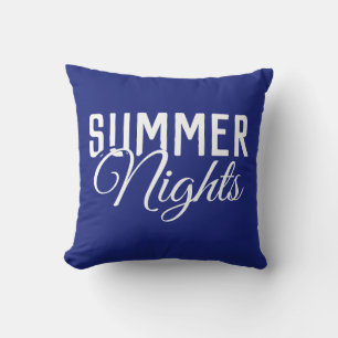 Coussin Typographie des NUITS D'ÉTÉ  