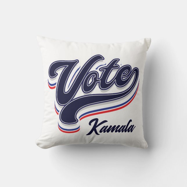 Coussin Typographie des votes - Élections (Recto)