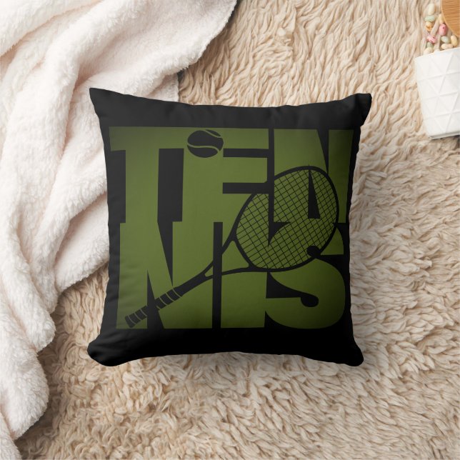 Coussin Typographie du tennis (Couverture)