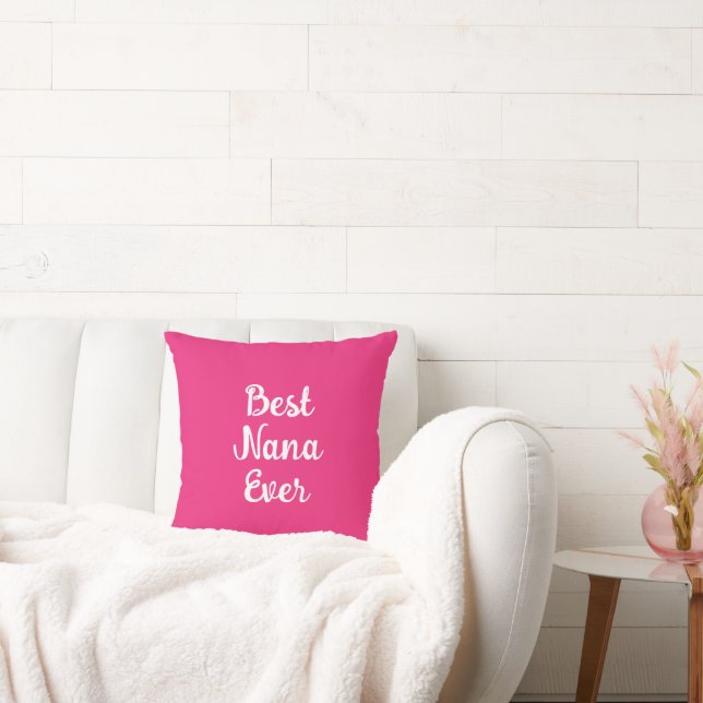 Coussin Typographie Modèle moderne élégante Meilleur Nana  (Canapé)