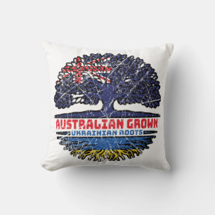 Coussin Ukraine Australian Australie racine d'arbre