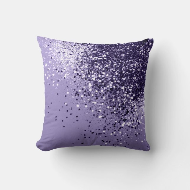 Coussin ULTRA VIOLET Glitter Dream #1 (Recto)