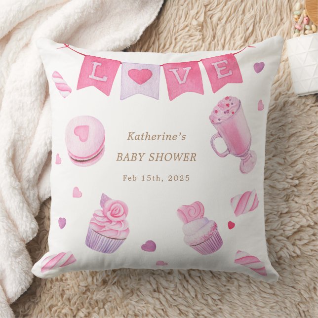 Coussin Un Baby shower Un Peu Chéri (Couverture)