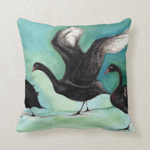 Coussin Un ballet des cygnes noirs 2013