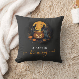 Coussin Un Bébé Brûle Mignonne Baby shower Halloween Lil